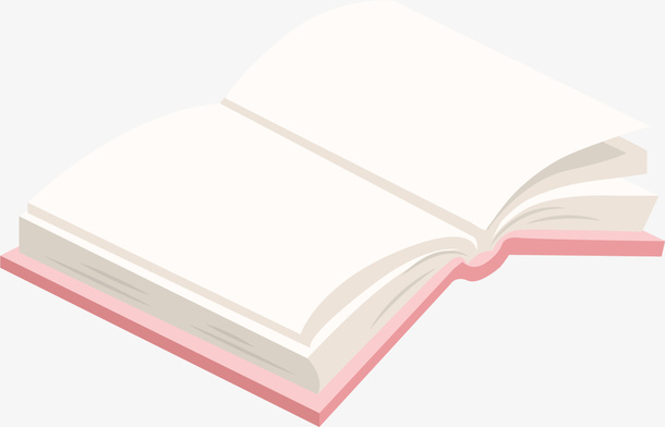 开学季翻开的书本免抠