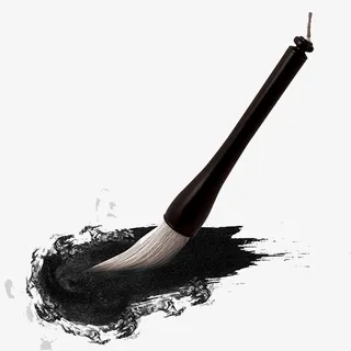 水墨画装饰免抠