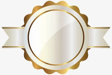 银牌金属印花免抠