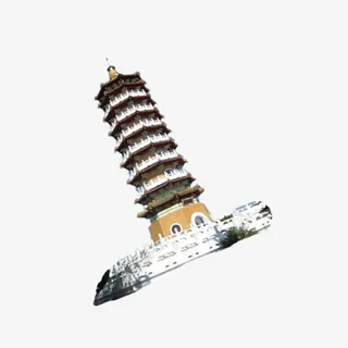 宝塔素材旅游免抠