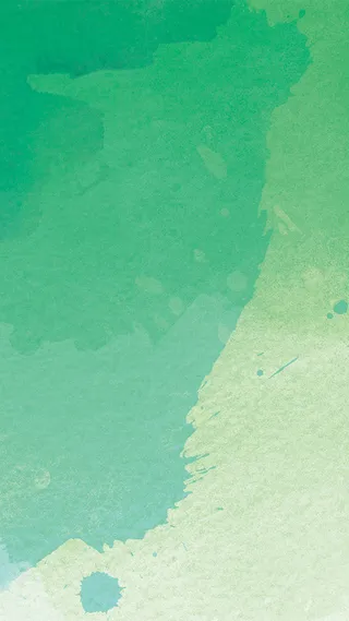 小清新水墨绿色H5背景素材高清