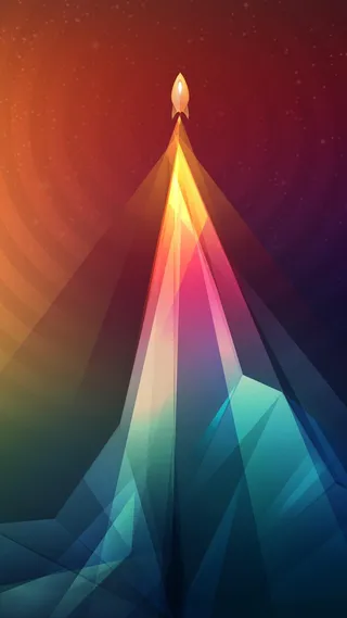 彩色几何炫彩H5背景高清