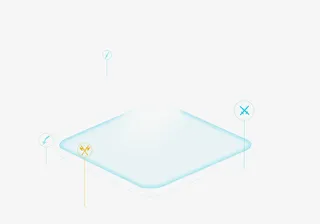 高清蓝色科技图标免抠