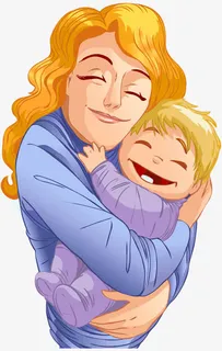 母亲和孩子免抠