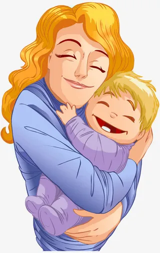 母亲和孩子免抠