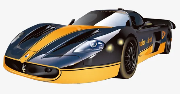 豪华运动轿车免抠