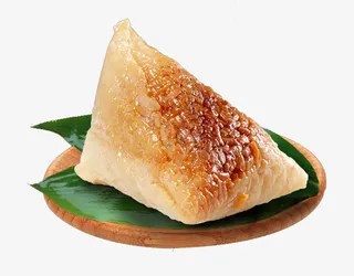 美味豆沙粽微距特写免抠