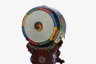 蒙古族的大鼓免抠