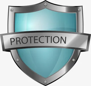 矢量手绘盾牌标签免抠