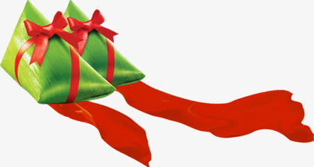 绿色粽子食物高清免抠