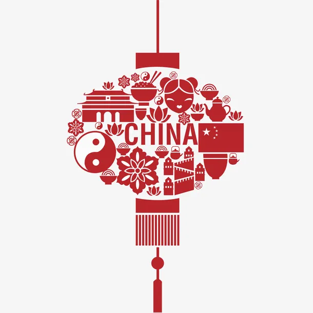 中国的红灯笼免抠