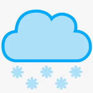云雪矢量时尚天气图标免抠