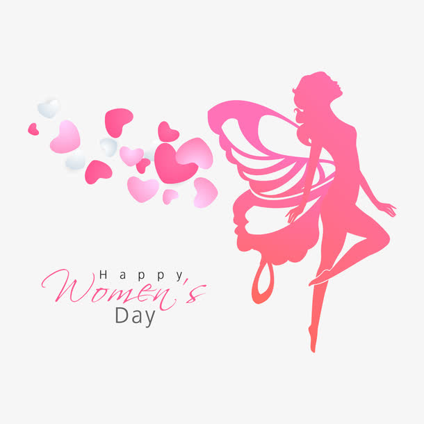 时尚唯美女郎心免抠