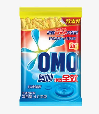 奥妙净蓝全效洗衣液免抠