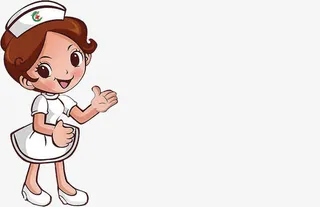 可爱卡通护士美女免抠