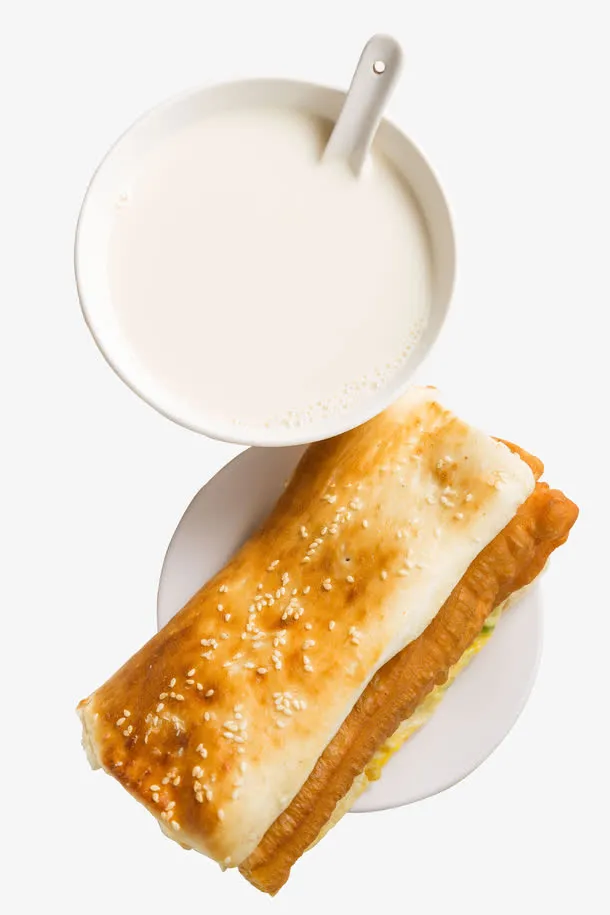 豆浆和煎饼果子免抠