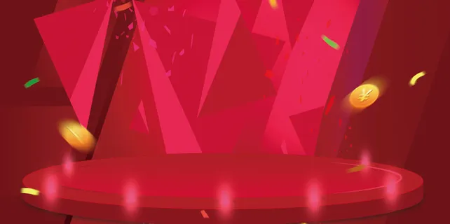 汽车618年中促销海报背景素材高清