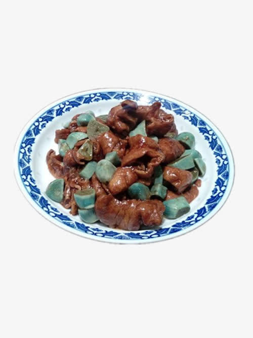 腊八蒜烧肥肠素材免抠