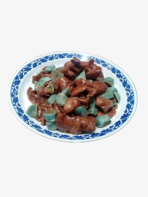 腊八蒜烧肥肠素材免抠