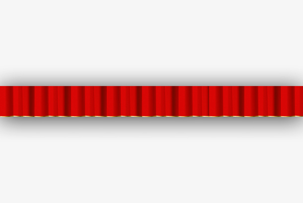 春节屋檐红窗帘免抠