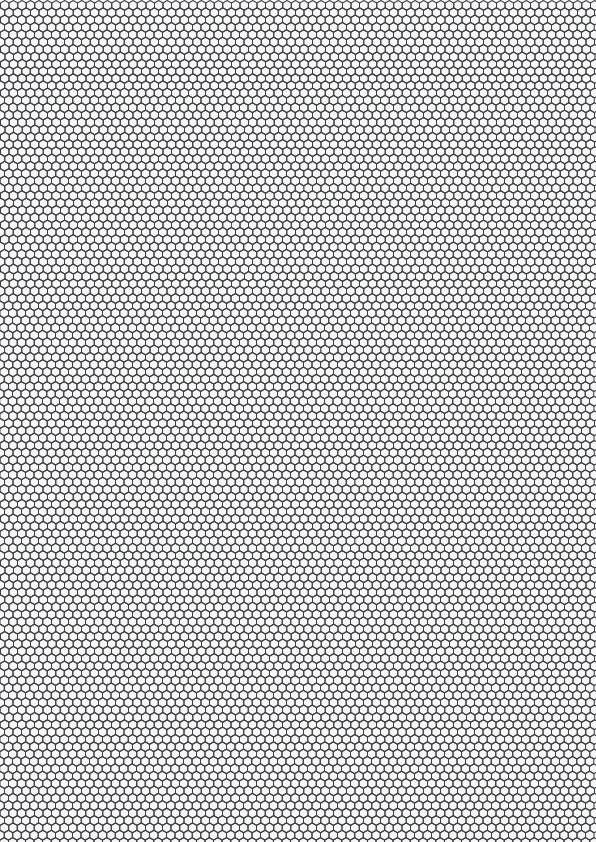 蜂巢六边形网格镂空背景免抠