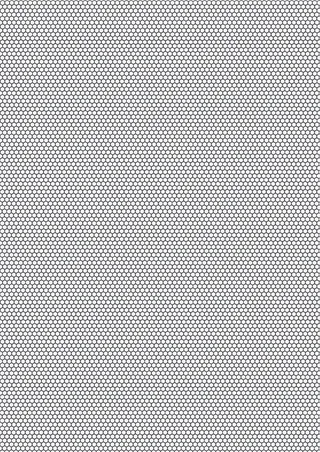 蜂巢六边形网格镂空背景免抠