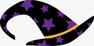 创意黑色帽子免抠