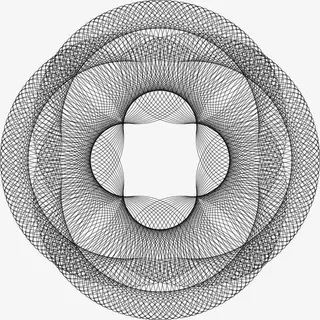 线条叠加装饰图案免抠