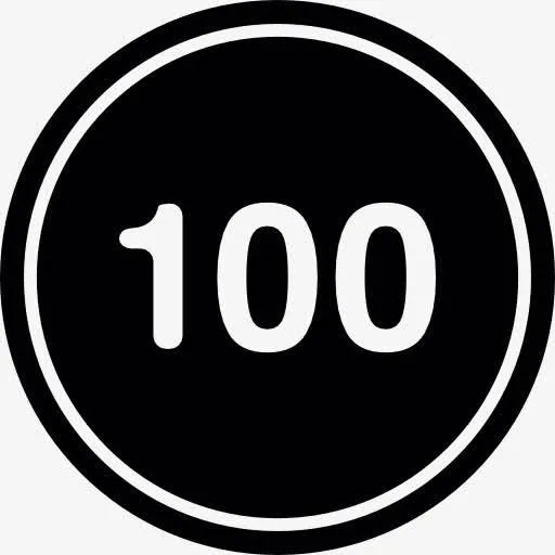 限速100 图标免抠