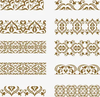 中国风传统花纹素材免抠