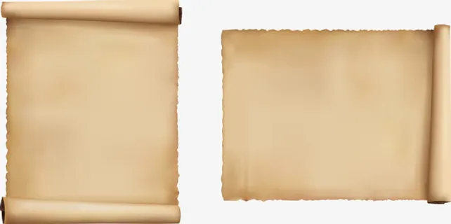 矢量羊皮纸免抠