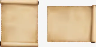 矢量羊皮纸免抠