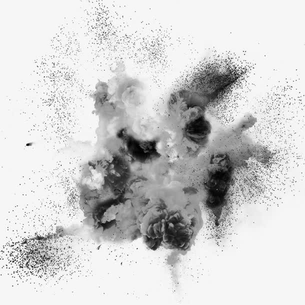 爆炸烟雾火焰火花免抠