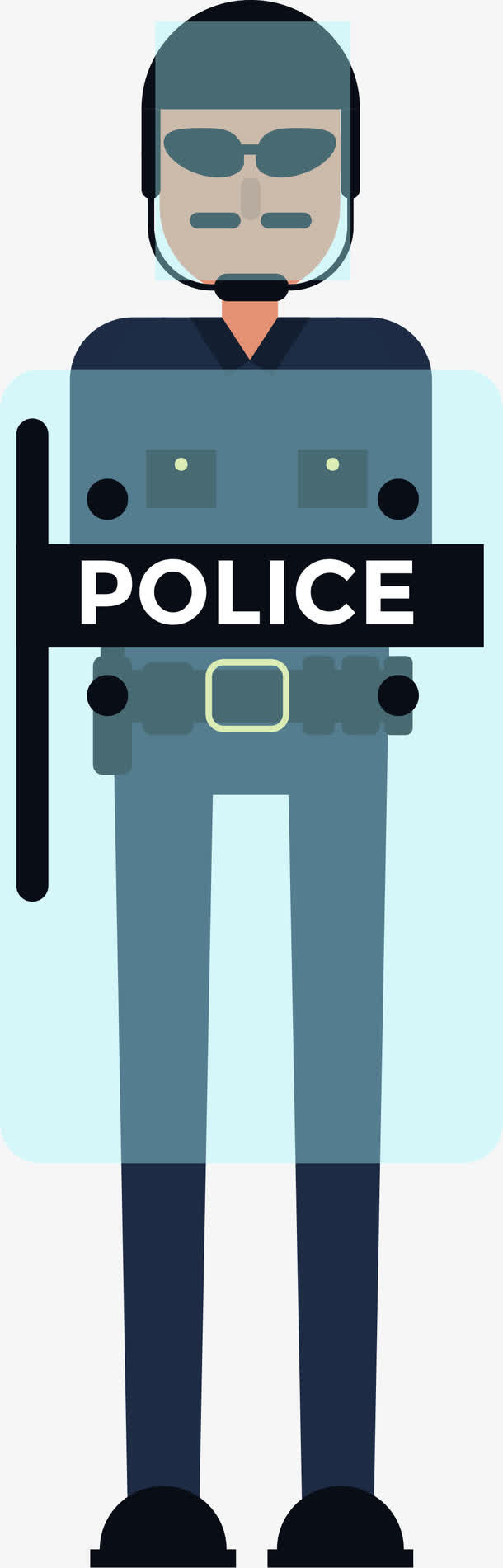 武警战士免抠