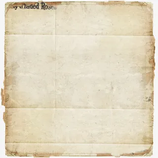 复古做旧留言纸免抠