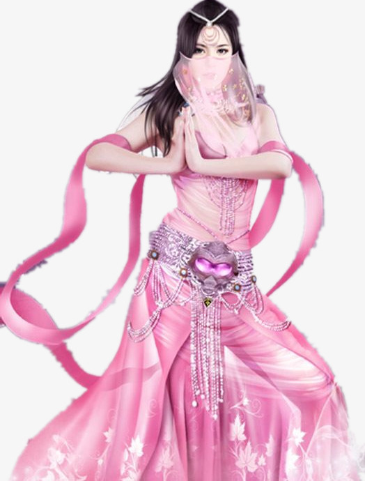 蒙面青丝古代女免抠