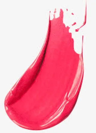 红色化妆品笔触效果免抠