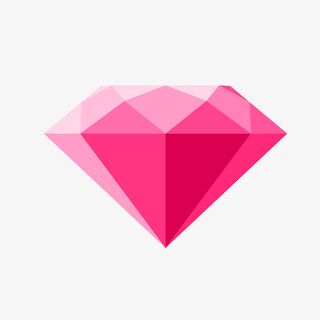 渐变立体钻石图案好免抠