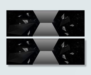 黑色酷炫淘宝banner背景大图