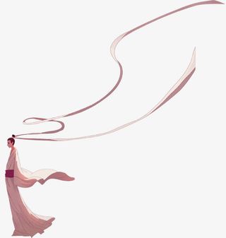 古人布衣秀才装饰图案免抠