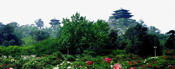 景山公园明清建筑免抠