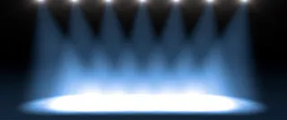 蓝色舞台背景海报背景