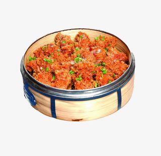 产品实物粉蒸排骨免抠