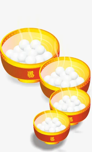 欢乐闹元宵汤圆促销免抠