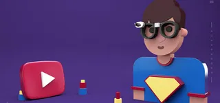 卡通超人背景高清