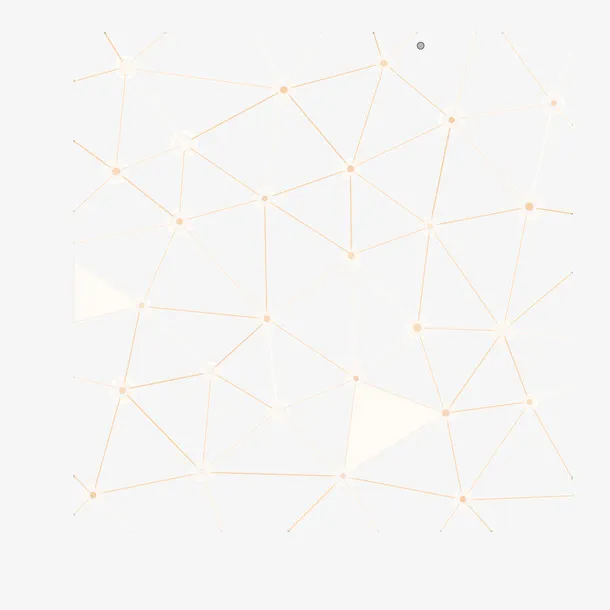 矢量红色立体三角透视网格线条免抠