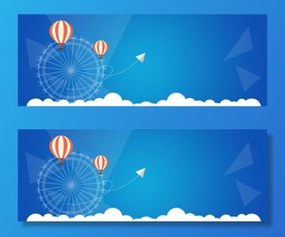 蓝色科技banner高清