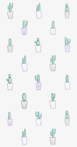 手绘仙人掌免抠