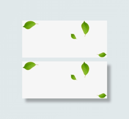 春天公益漂浮绿叶免抠漂浮花瓣元素