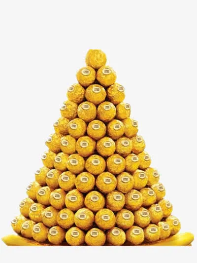 费列罗堆砌塔免抠